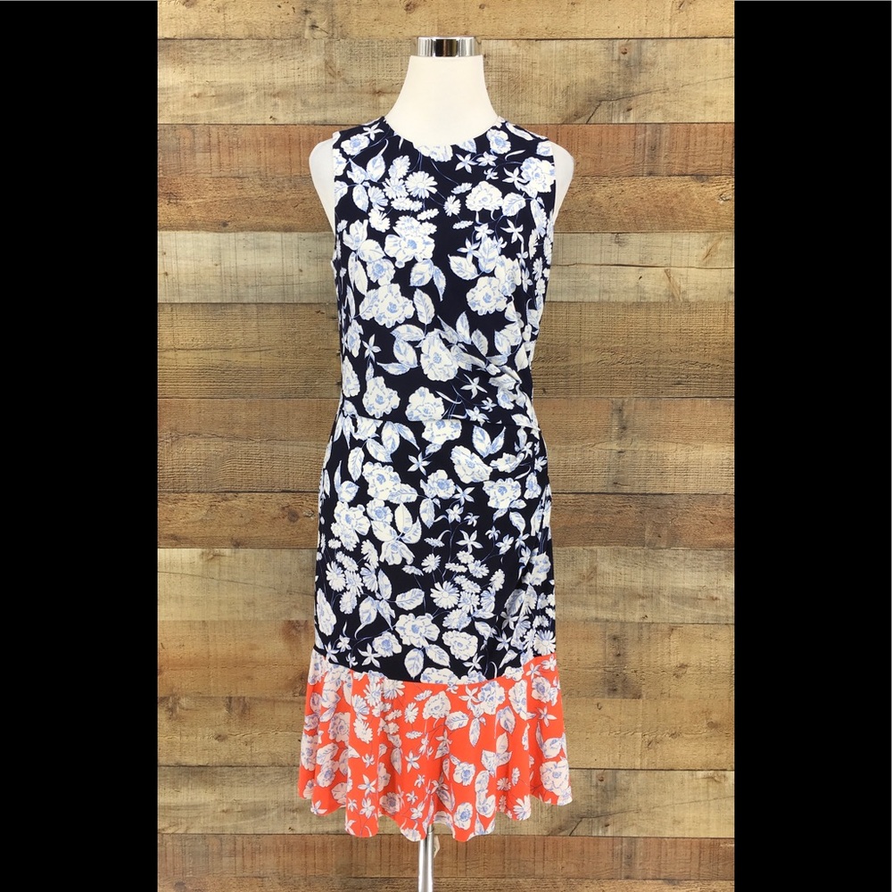 ELIZA J Women's Floral Sleeveless Multicolor Dress